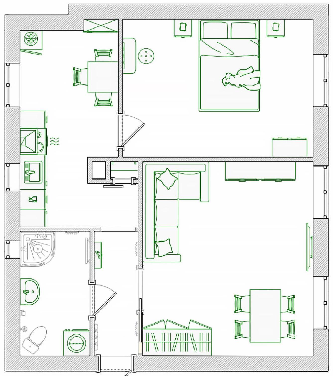 2-Room Apartment In The City Center Poznań Extérieur photo